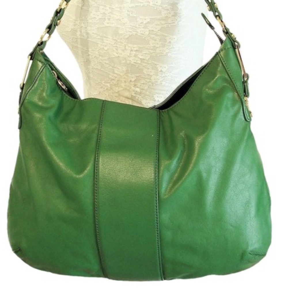 Tory Burch Nico hobo shoulder bag in Emerald Green